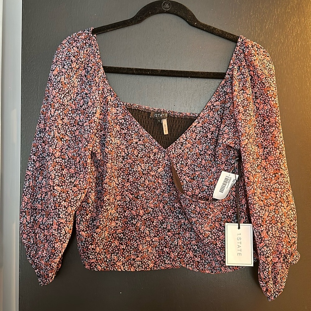 NWT 1.State floral top